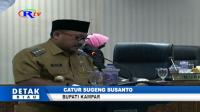 DPRD KAMPAR SAMPAIKAN RANPERDA PERUBAHAN APBD KAMPAR TAHUN 2021